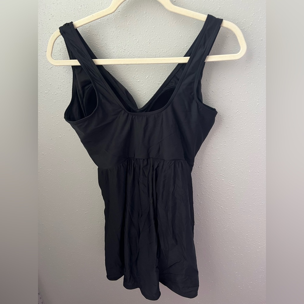 Miraclesuit Plus Size Marais Swim Dress In Black Size 14 New - Picture 4 of 8